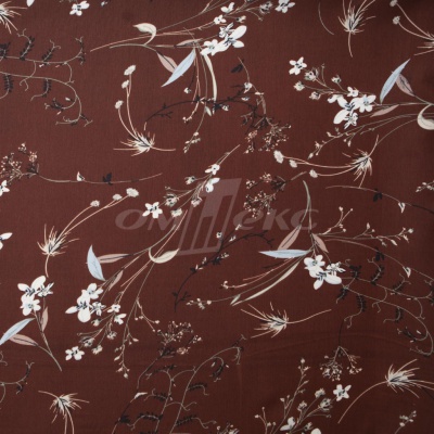 Плательная ткань "Фламенко" 2.2, 80 гр/м2, шир.150 см, принт растительный - купить в Туле. Цена 239.03 руб.