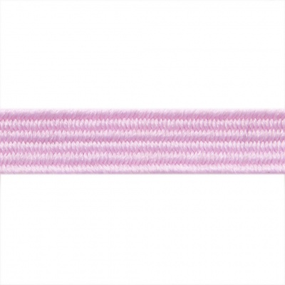 Резиновые нити с текстильным покрытием, шир. 6 мм ( упак.30 м/уп), цв.- 80-розовый - купить в Туле. Цена: 155.22 руб.