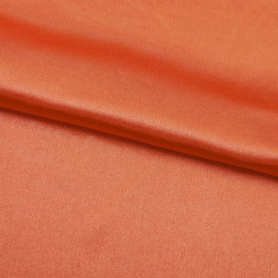 Поли креп-сатин 18-1445, 120 гр/м2, шир.150см, цвет оранжевый - купить в Туле. Цена 155.57 руб.