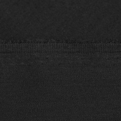 Костюмная ткань с вискозой "Рошель", 250 гр/м2, шир.150см, цвет чёрный - купить в Туле. Цена 438.12 руб.