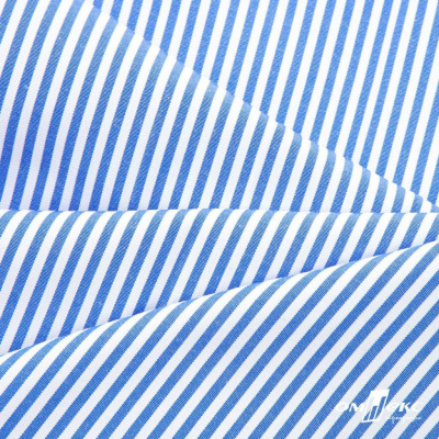 Ткань сорочечная Полоска Кенди, 115 г/м2, 58% пэ,42% хл, шир.150 см, цв.3-синий, (арт.110) - купить в Туле. Цена 306.69 руб.