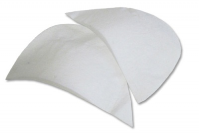 Плечевые накладки И-8 НЦ, составные, цвет белый - купить в Туле. Цена: 47.27 руб.