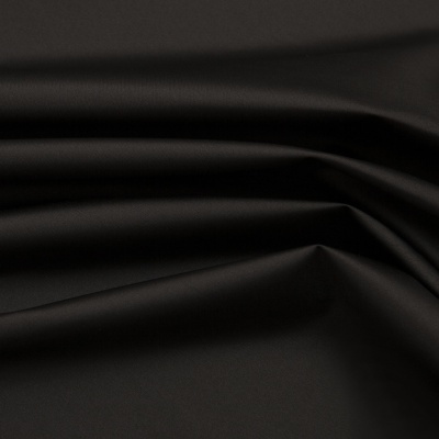 Курточная ткань Дюэл (дюспо), PU/WR/Milky, 80 гр/м2, шир.150см, цвет чёрный - купить в Туле. Цена 141.80 руб.