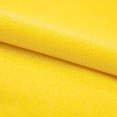 Креп стрейч Амузен 12-0752, 85 гр/м2, шир.150см, цвет жёлтый - купить в Туле. Цена 194.07 руб.