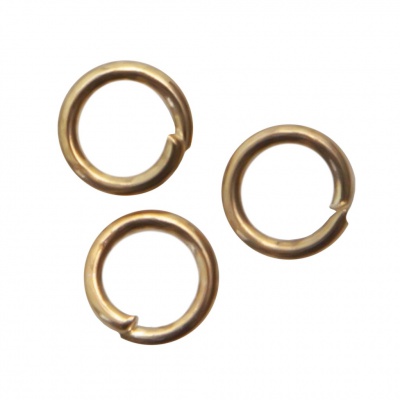 Кольцо  соединительное для бижутерии 4 мм, цв.-золото - купить в Туле. Цена: 0.41 руб.
