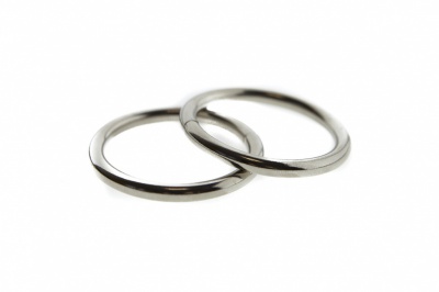 Кольцо металлическое d-32 мм, цв.-никель - купить в Туле. Цена: 3.54 руб.