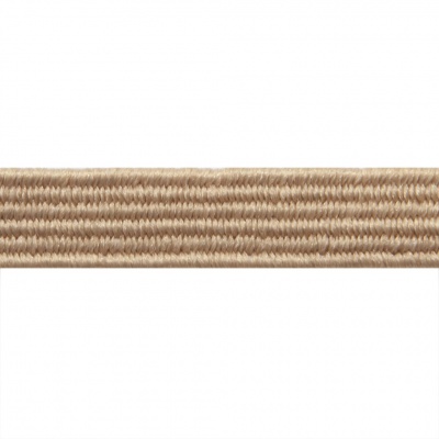 Резиновые нити с текстильным покрытием, шир. 6 мм ( упак.30 м/уп), цв.- 97-бежевый - купить в Туле. Цена: 152.05 руб.