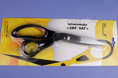 Ножницы ЗИГ-ЗАГ "MAXWELL" 230 мм - купить в Туле. Цена: 1 041.25 руб.