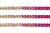 Пайетки "ОмТекс" на нитях, CREAM, 6 мм С / упак.73+/-1м, цв. 89 - розовый - купить в Туле. Цена: 468.37 руб.