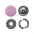 Кнопка рубашечная (закрытая) 9,5мм - эмаль, цв.003 - розовый - купить в Туле. Цена: 5.74 руб.