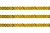 Пайетки "ОмТекс" на нитях, SILVER SHINING, 6 мм F / упак.91+/-1м, цв. 48 - золото - купить в Туле. Цена: 356.19 руб.