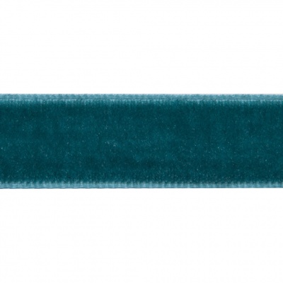 Лента бархатная нейлон, шир.12 мм, (упак. 45,7м), цв.65-изумруд - купить в Туле. Цена: 392 руб.