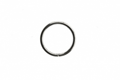 Кольцо металлическое d-15 мм, цв.-никель - купить в Туле. Цена: 2.45 руб.