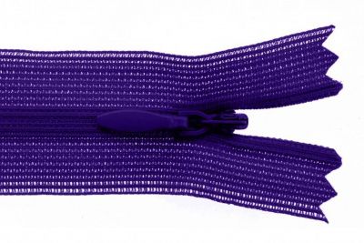 Молния потайная Т3 866, 50 см, капрон, цвет фиолетовый - купить в Туле. Цена: 8.62 руб.