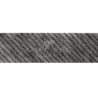 KQ217N -прок.лента нитепрошивная по косой 15мм графит 100м - купить в Туле. Цена: 2.27 руб.