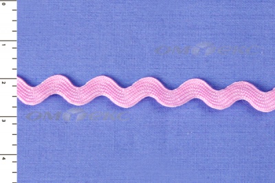 Тесьма плетеная "Вьюнчик"/бл.розовый - купить в Туле. Цена: 37.25 руб.