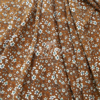 Плательная ткань "Фламенко" 11.1, 80 гр/м2, шир.150 см, принт растительный - купить в Туле. Цена 239.03 руб.