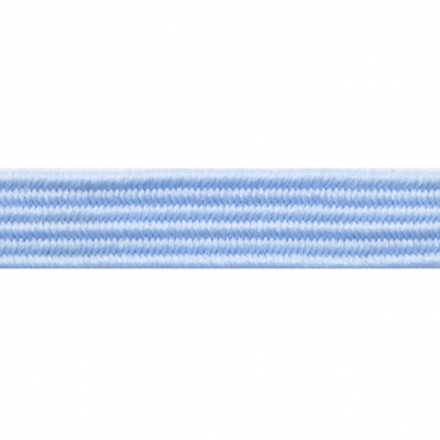 Резиновые нити с текстильным покрытием, шир. 6 мм ( упак.30 м/уп), цв.- 108-голубой - купить в Туле. Цена: 155.22 руб.