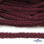 Шнур плетеный d-6 мм круглый, 70% хлопок 30% полиэстер, уп.90+/-1 м, цв.1070-бордовый - купить в Туле. Цена: 588 руб.